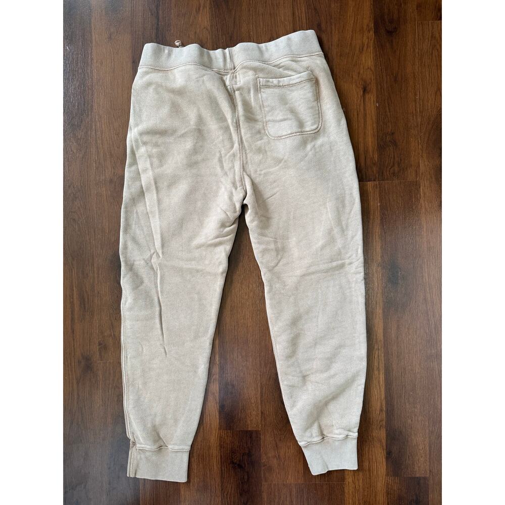 Champion x Todd Snyder Men's Cotton Terry Jogger Sweatpants Sz L Tan Lounge - Picture 2 of 7